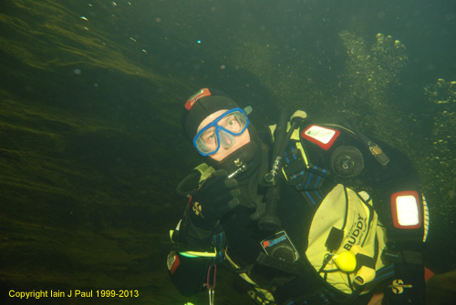 Diver in Linn of Dee 2