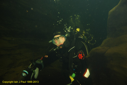 Diver in Linn of Dee 3