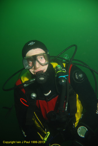 Diver portrait