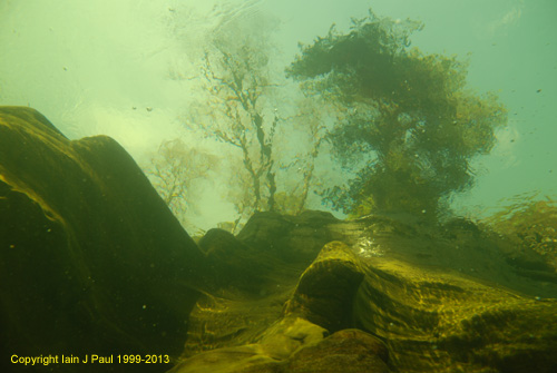 Thru surface at Linn of Dee 2